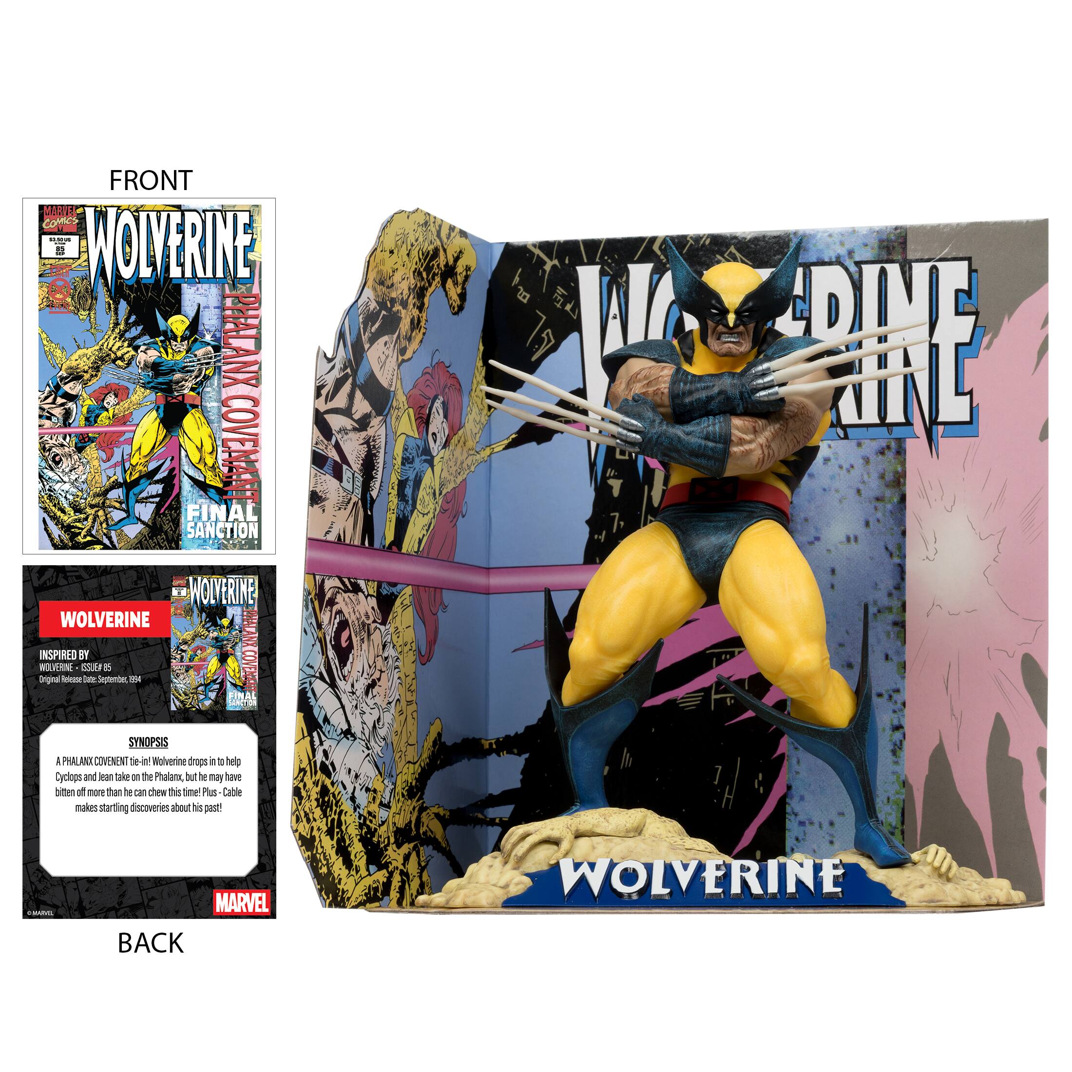 **FRONT**

**WOLVERINE**

**PHALANX COVENANT**

**FINAL SANCTION**

**WOLVERINE**

**INSPIRED BY**

**Original Release Date: September 1985**

**SYNOPSIS**

A PHALANX COVENANT - In-Wolverine drops in to help Cyclops and Jean take on the Phalanx, but may have bitten off more than he can chew this time! Plus, Cable makes startling discoveries about his past!

**MARVEL**

**BACK**

**WOLVERINE**