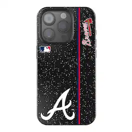 Keyscaper - MLB - Atlanta Braves iPhone Bling Case - 14 Plus - Black