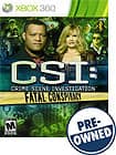 Front. Ubisoft - CSI: Crime Scene Investigation - Fatal Conspiracy — PRE-OWNED.