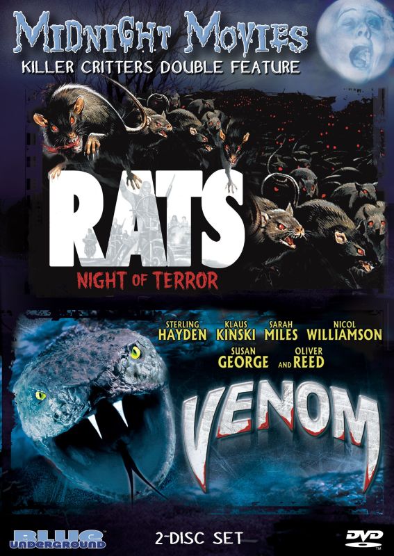  Midnight Movies: Killer Critter Double Feature - Rats/Venom [2 Discs] [DVD]