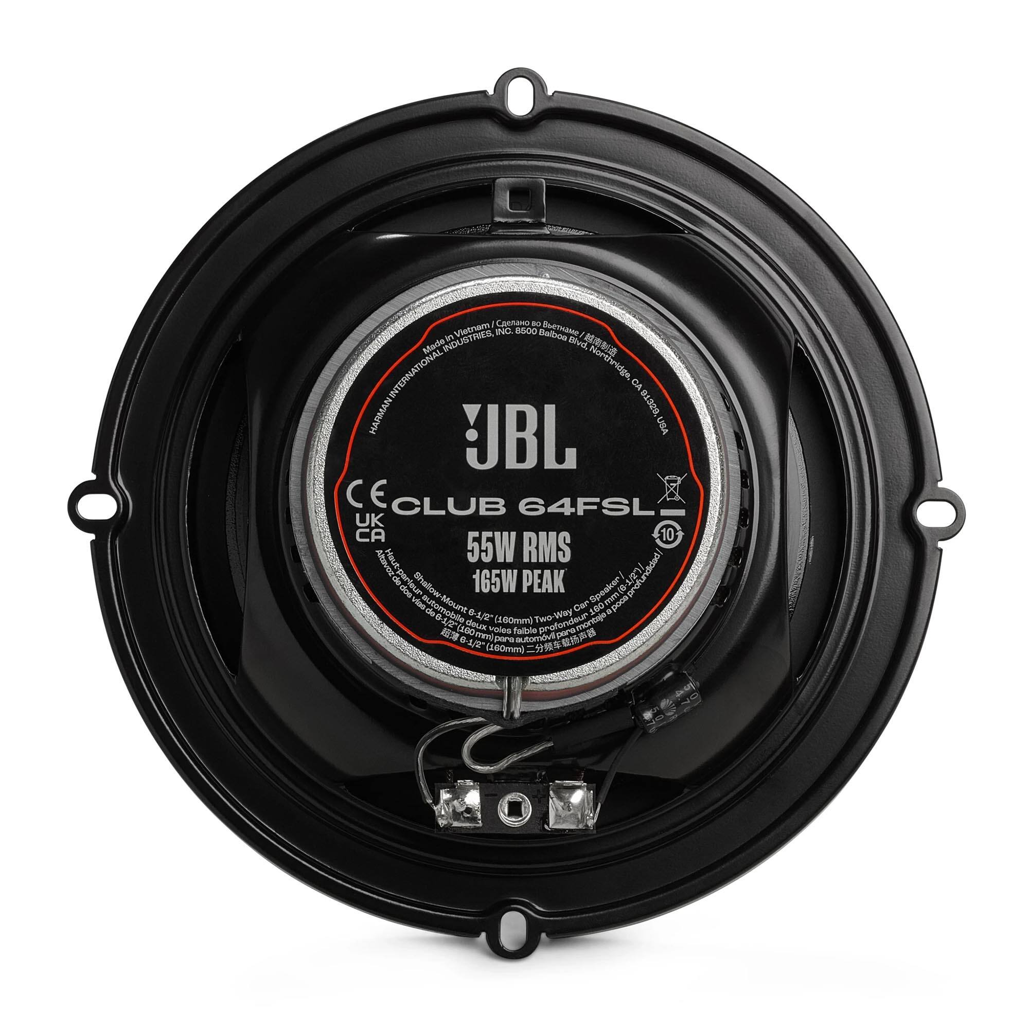 JBL CLUB64FSL 6 1/2” Two way car audio speaker Shallow Mount / No