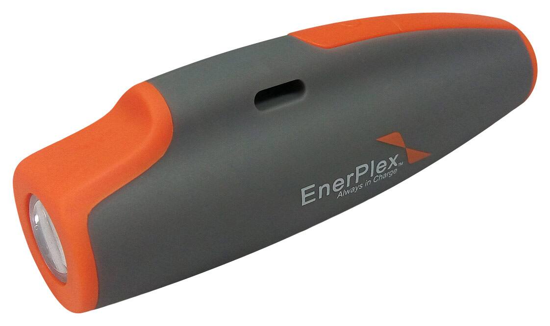 Front. EnerPlex - Jumpr Flashlight External Battery - Orange/Gray.