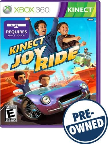 Front Standard. Kinect Joy Ride — PRE-OWNED - Xbox 360.
