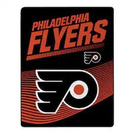 Sweet Home Collection - NHL Philadelphia Flyers 60" x 80" Raschel Throw Blanket - Black