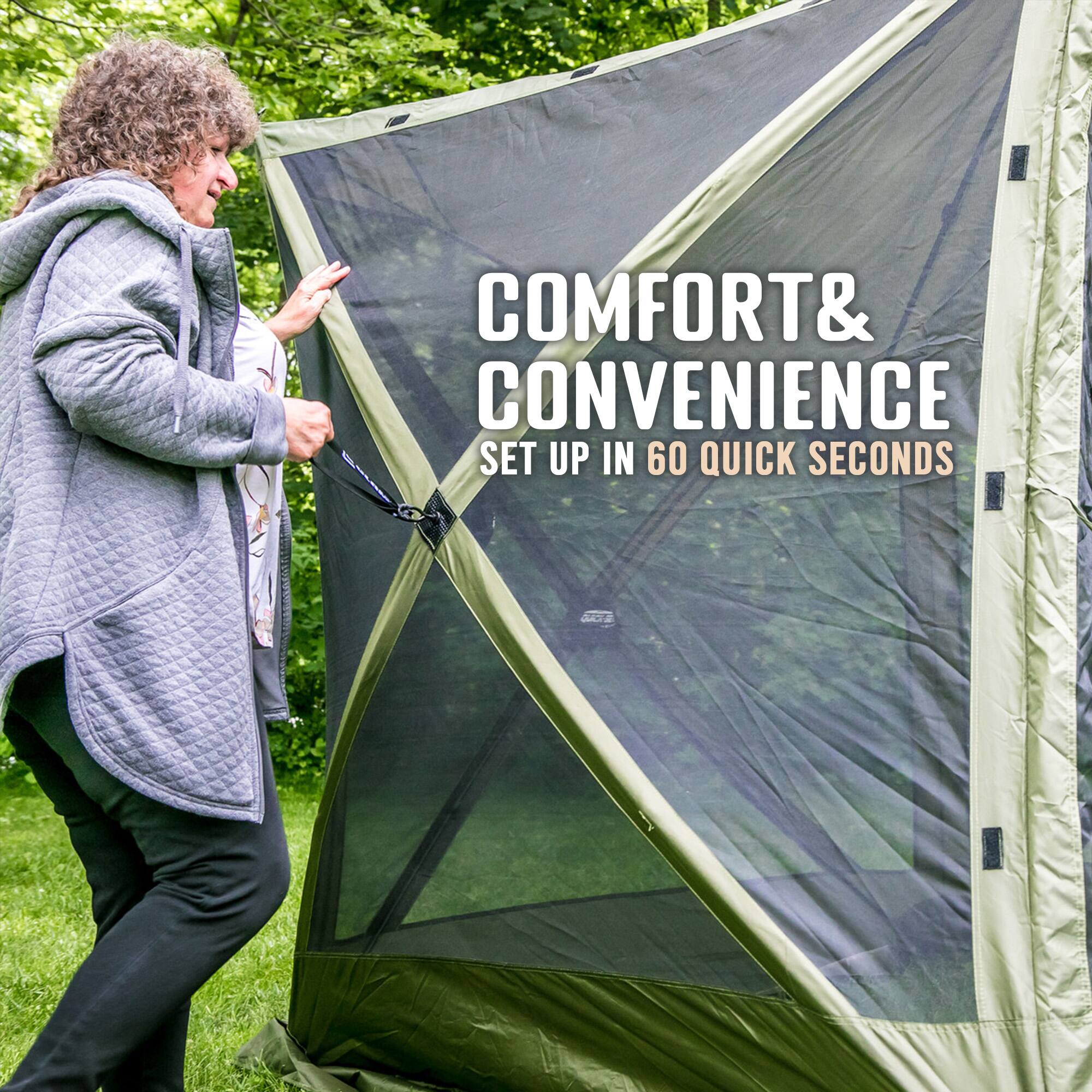 COMFORT & CONVENIENCE  
SET UP IN 60 QUICK SECONDS