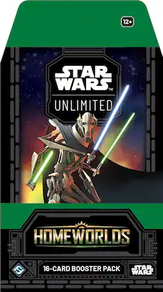 Asmodee - Star Wars: Unlimited Trading Card Game – Homeworlds Booster Pack