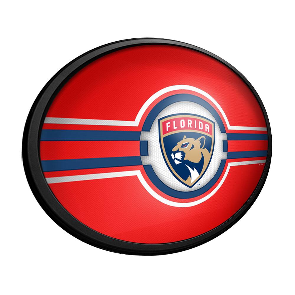 Alt View 1. The Fan-Brand - Florida Panthers 18'' x 14'' Team Color Slimline Illuminated Wall Sign - Multicolor.