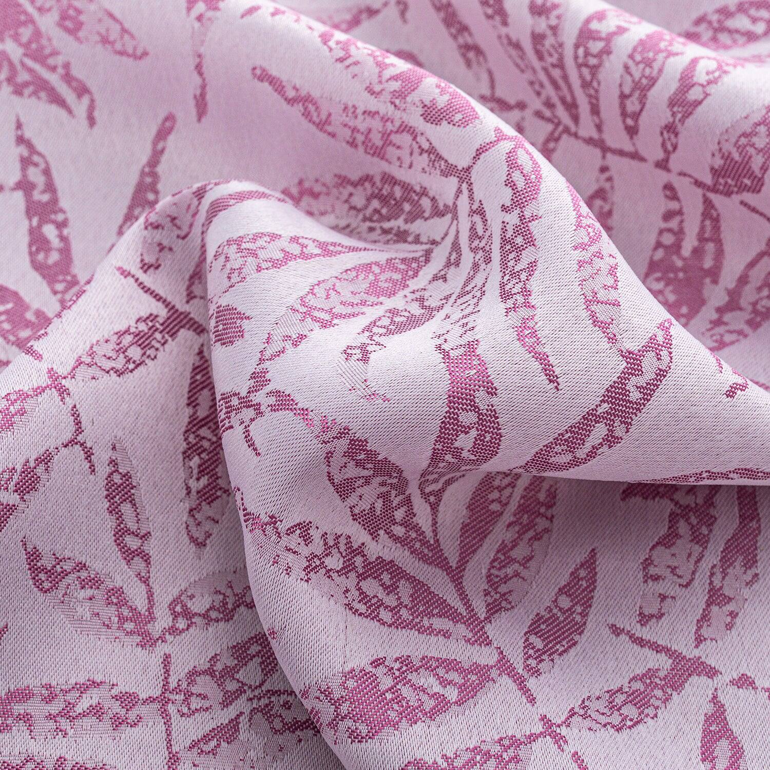 Alt View 1. RT Designers Collection - RT Designers Collection 100% Polyester 140 GSM Liana Jacquard Grommet Curtain Panel 54" x 84" Lilac - Lilac.