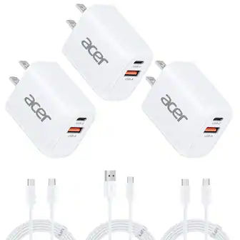 acer USB-C USB-A
acer USB-C USB-A
acer USB-C USB-A
6.6ft
6.6ft
6.6ft