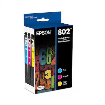 Designed for Excellence - Epson 802 Standard-capacity Cartridges.