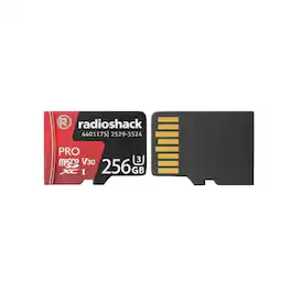 RadioShack - Micro SD U3 V30 256GB 4401175