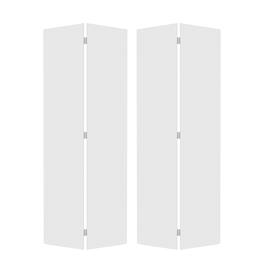 Boyel Living - Modern 2-Panel Barn Sliding Door 30-in L x 0.75-in W x 80-in H with Hardware Kit - Milk White