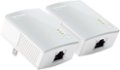 Front Zoom. TP-Link - Powerline AV600 Nano Adapter Starter Kit - White - White.