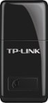 Front. TP-Link - Mini N USB Adapter - Black.