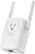 Front Zoom. TP-Link - Wireless N300 Wi-Fi Range Extender with AC Passthrough - White.