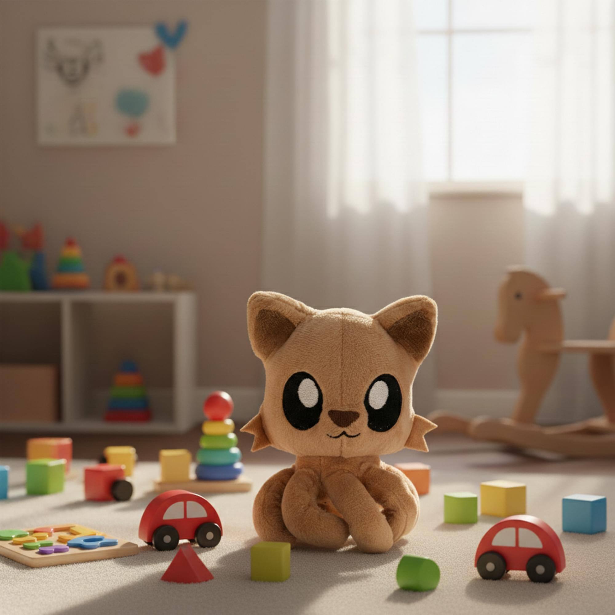 Alt View 3. Tentacle Kitty - Tentacle Kitty Campaign Critters Ye Basic Little One Plush - Brown.