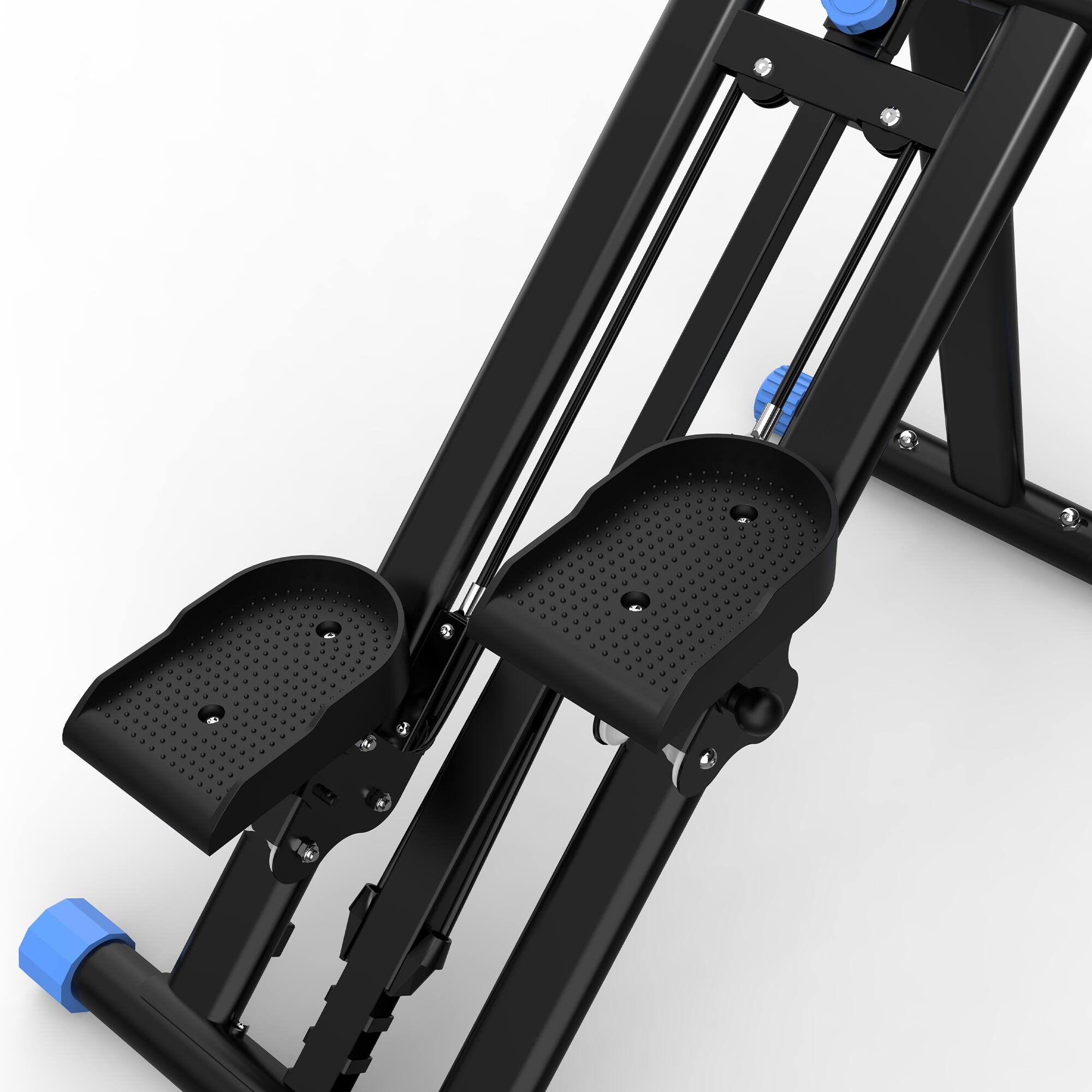 Angle. Anysun - Upgrade Vertical Climber - Full-Body Stair Stepper with Stable Frame & Adjustable Handlebar for Home Fitness - Black.