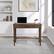 Alt View 15. OSP Home Furnishings - Marna Writing Desk with Drawer in Black - Brown Oak.