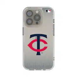 Keyscaper - MLB - Minnesota Twins - Linen Logo iPhone Clear Case - 15 - Multicolor