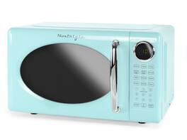 Nostalgia - Retro 0.7 cu. ft. 700-Watt Countertop Microwave - Aqua
