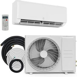 Acekool - 19 SEER2 24000BTU 230V Mini Split Air Conditioner, Up to 1500 Sq.Ft - White