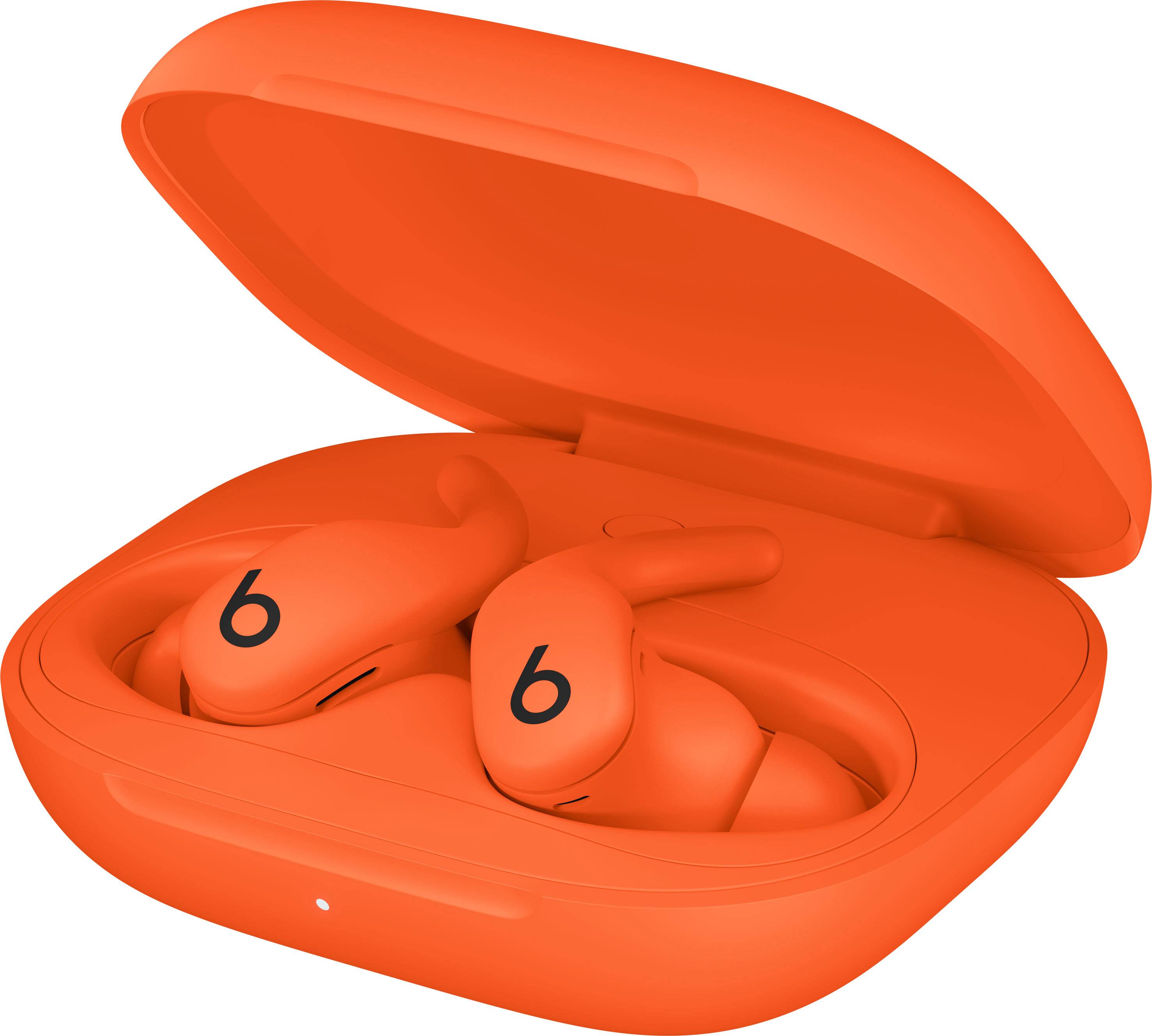 Alt View 13. Beats - Powerbeats Fit True Wireless Active Noise Canceling  Earbuds - Spark Orange.