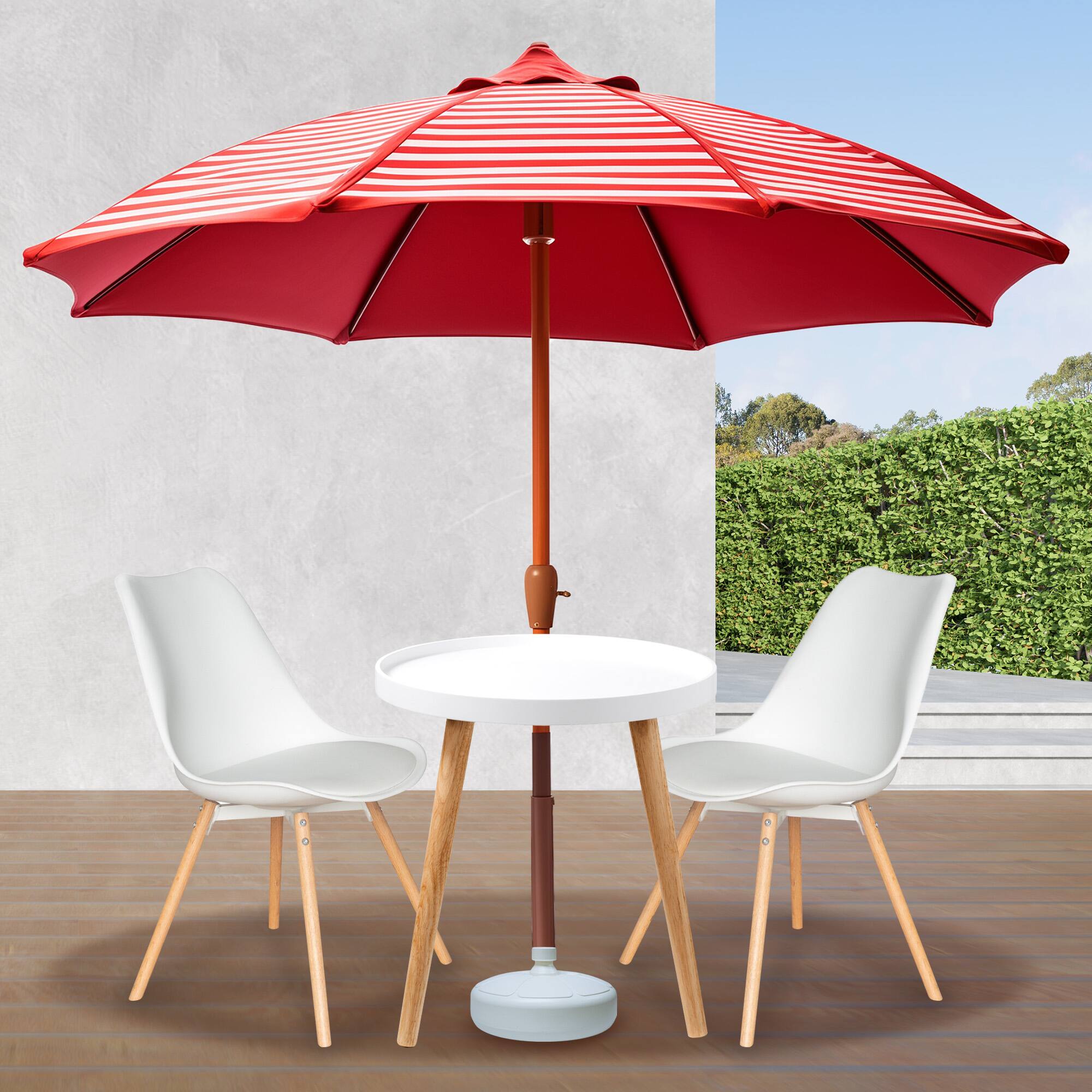 Alt View 2. Good Ideas - Good Ideas Outdoor Umbrella Stand Patio Base for 1 and 1.5 Inch Poles, White - White.