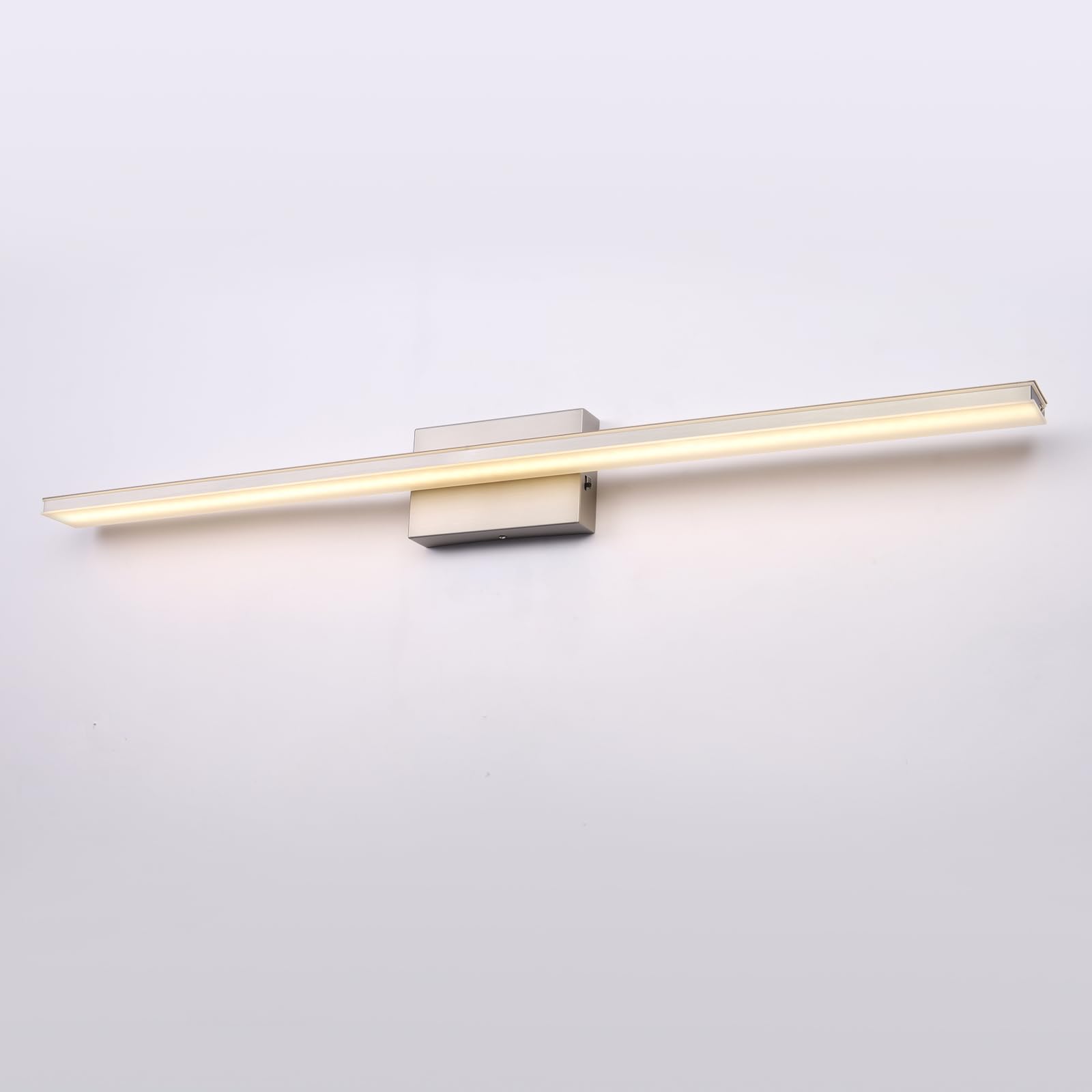 Alt View 5. Cedar Assembly - Inch Brushed Nickel Bathroom Vanity Light Bar cct Dimmable Fixtures Over Mirror Modern Led Lighting Bath - Brushed Nickel-5 Color Temperature 31.5 Inch.