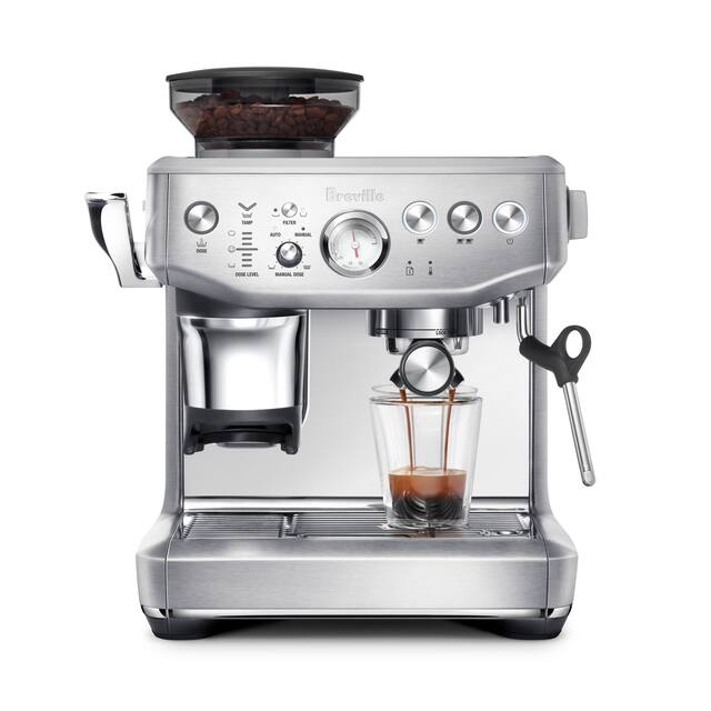 Breville - the Barista Express Impress Espresso Machine - Brushed Stainless Steel