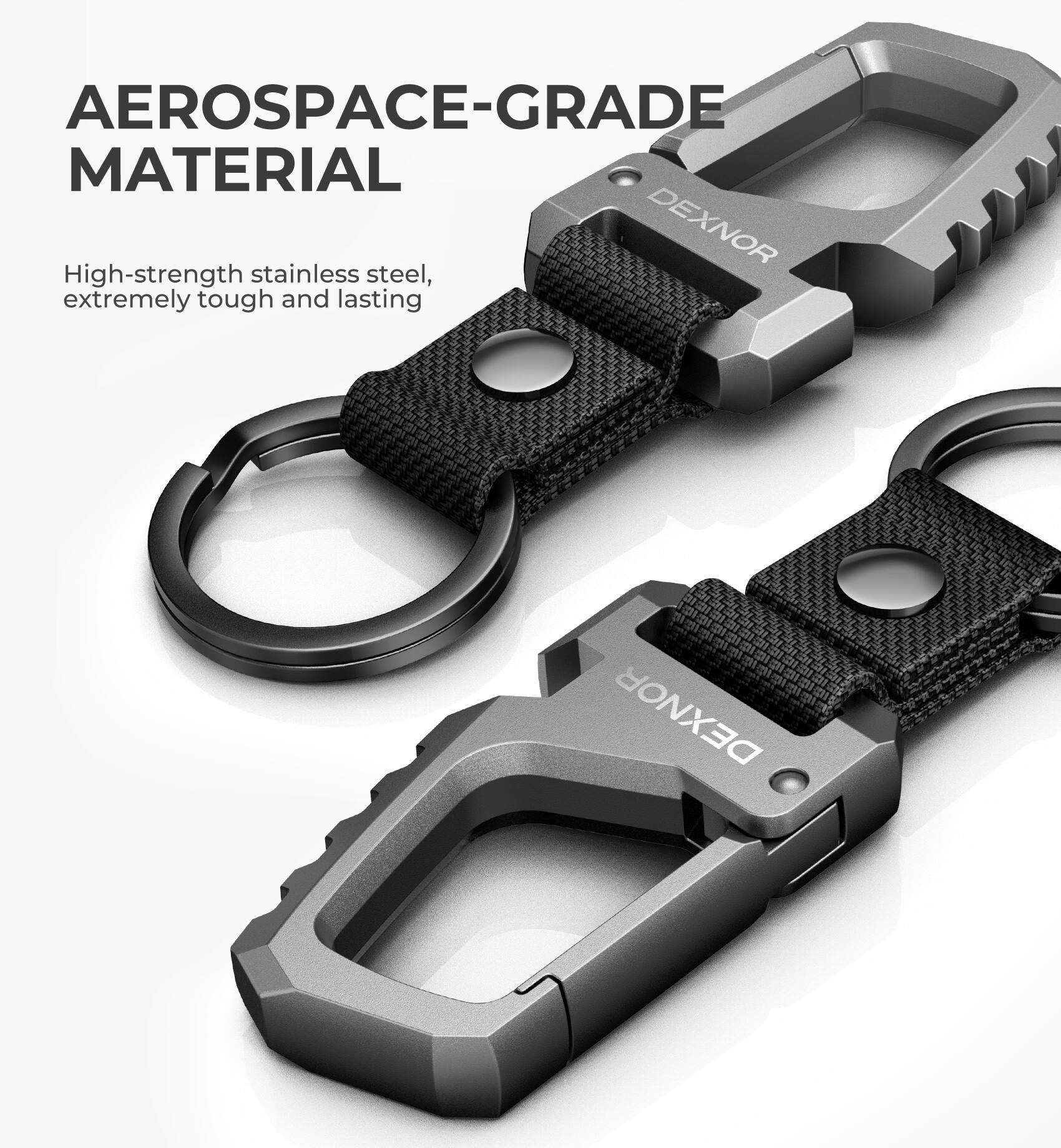 Aerospace-grade material: High-strength stainless steel, extremely tough and lasting.