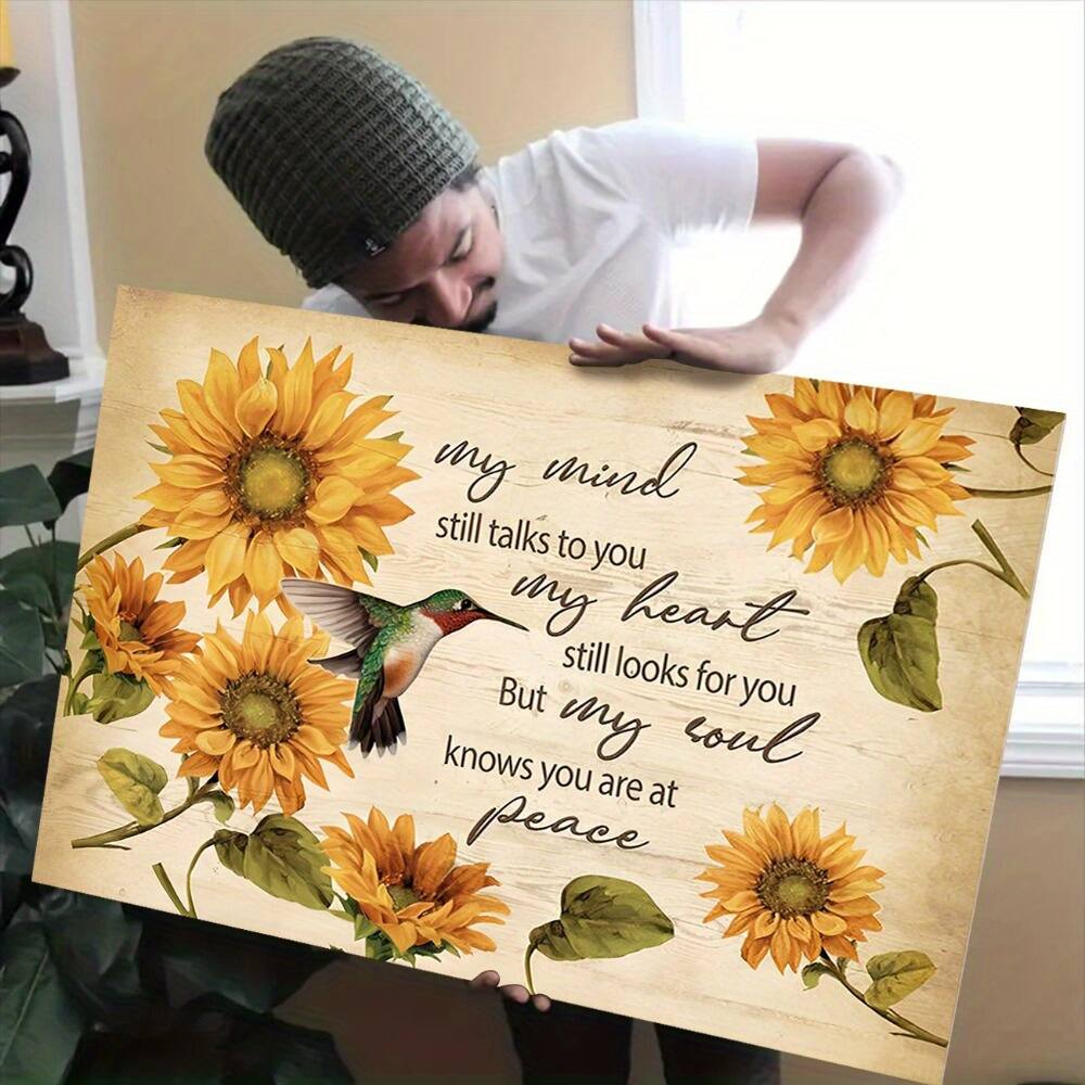 my mind still talks to you  
my heart still looks for you  
But my soul knows you are at peace