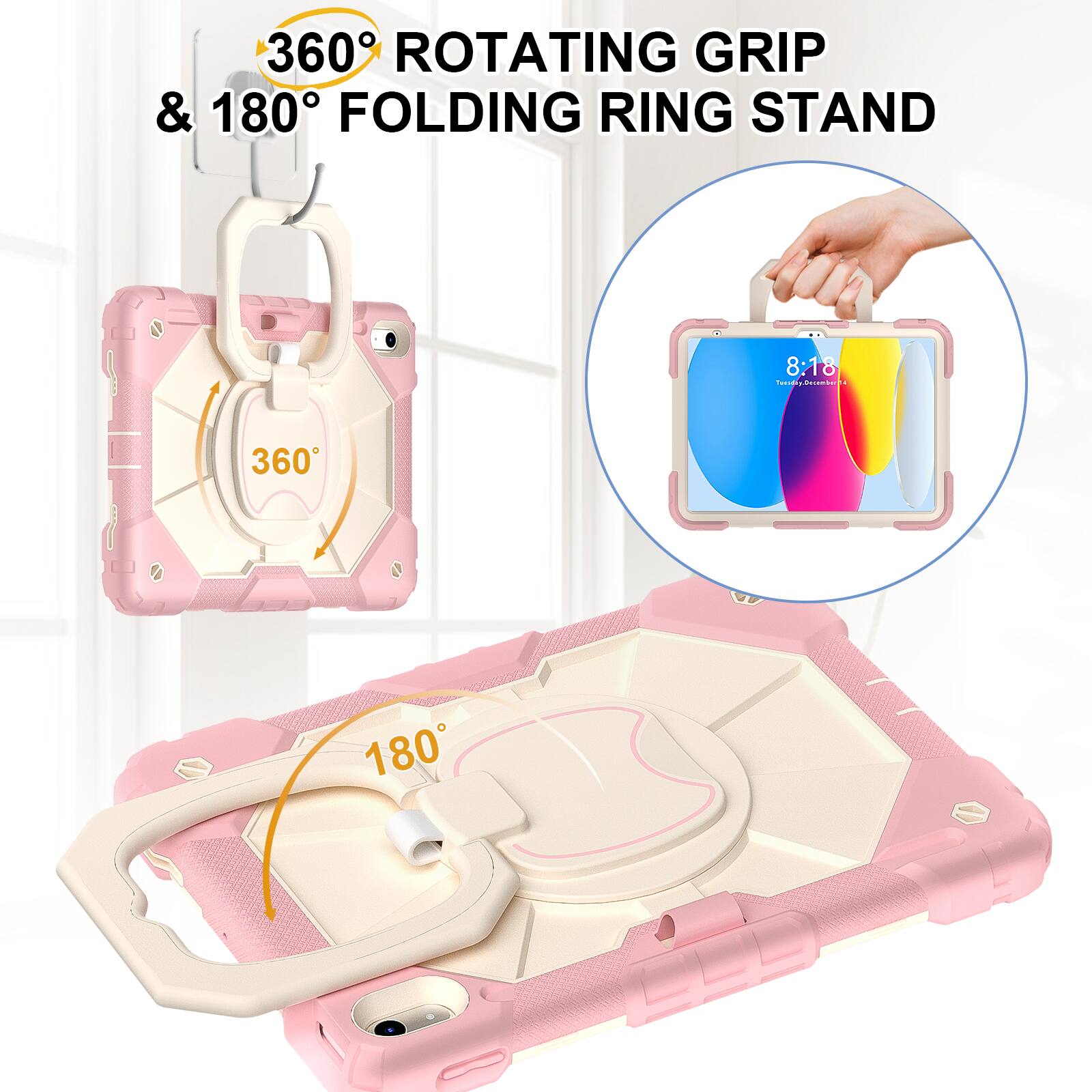 360° ROTATING GRIP & 180° FOLDING RING STAND

8:18 Tuesday, December 4
