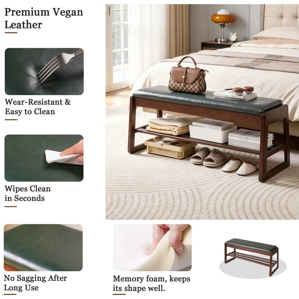 Premium Vegan Leather

Wear-Resistant & Easy to Clean

Wipes Clean in Seconds

No Sagging After Long Use

Memory foam, keeps its shape well.