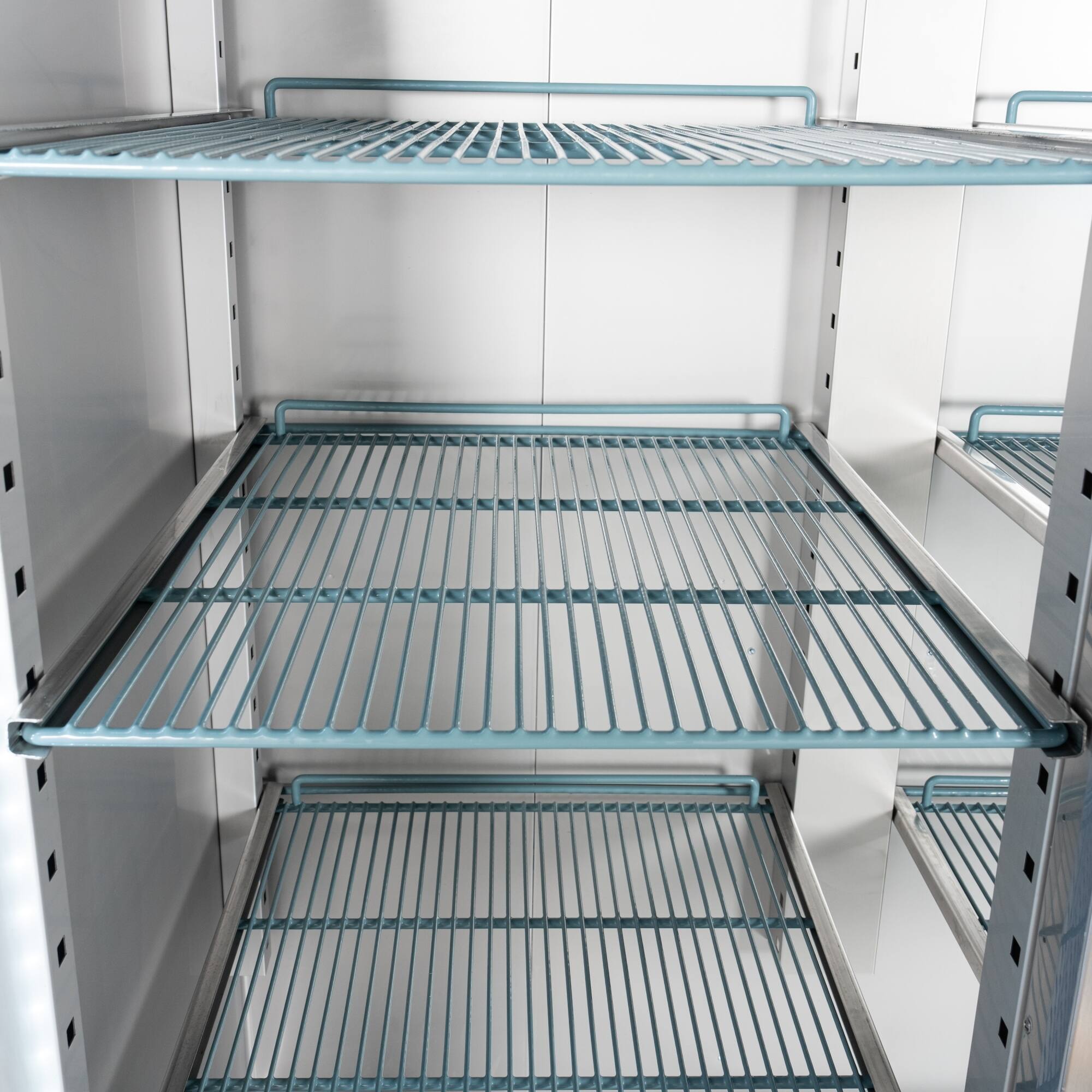 Alt View 6. Koolmore - 54 in. Two-Glass-Door Commercial Reach-In Refrigerator with Top-Mounted Compressor, 49 cu. ft. in Stainless-Steel - Stainless steel.