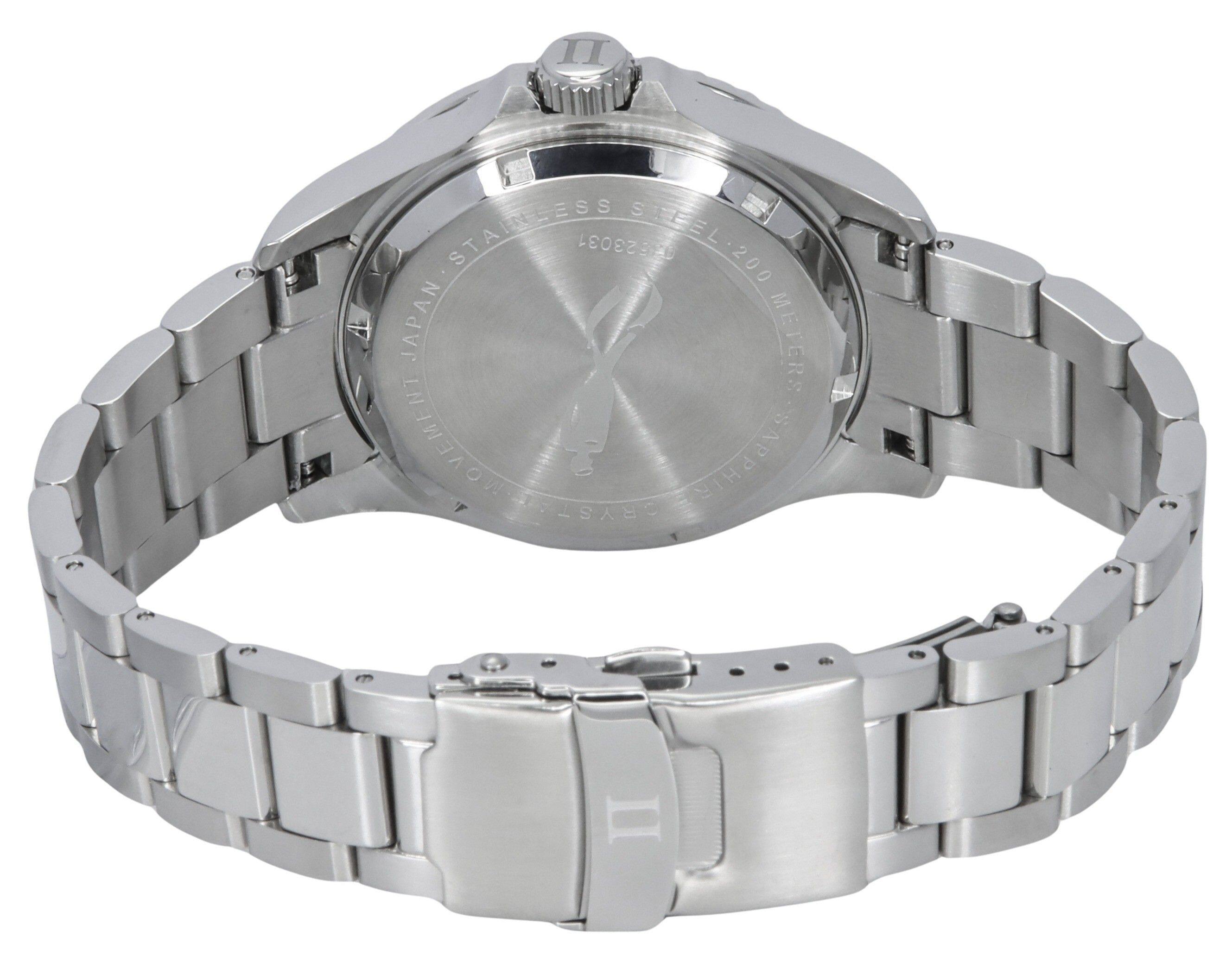 I S STAINLESS STEEL 200 METERS JAPAN MOVEMENT SAPPHIRE CRYSTAL
