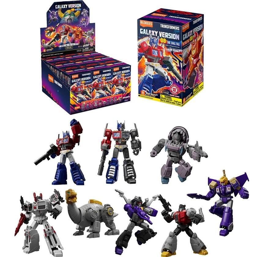 Galaxy Version Vol. 8 Box of 9 Blind Box Model Kits | Transformers One Shall Fall | Blokees