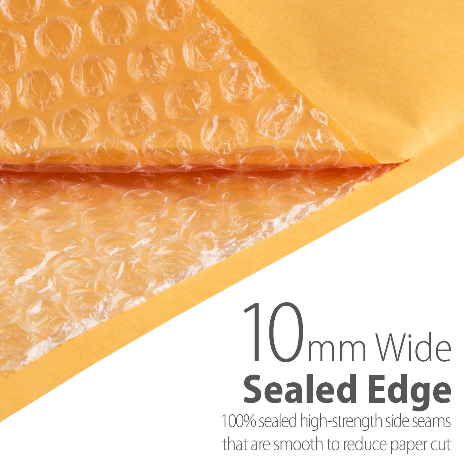 10 mm Wide Sealed Edge

100% sealed high-strength side seams that are smooth to reduce paper cut