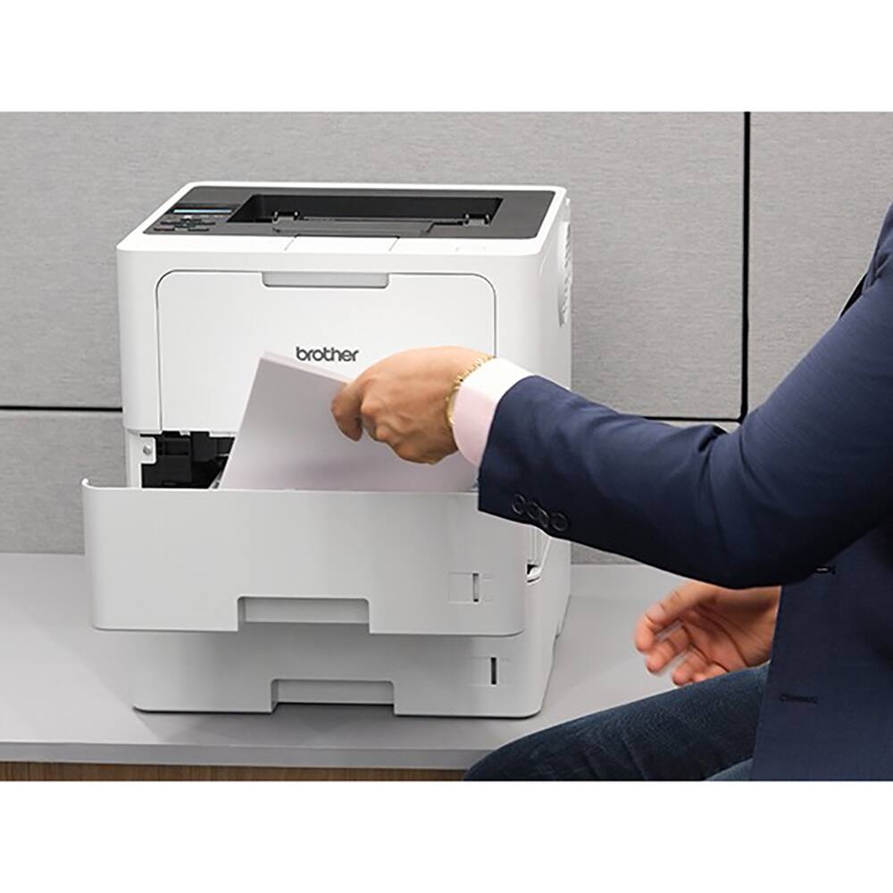 Alt View 9. Brother - HL-L6210DWT Business Monochrome Laser Printer White + Brother Black TN920XXL Toner Cartridge Bundle.