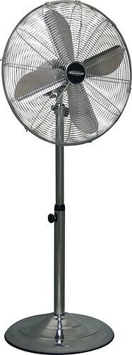 Angle Standard. Soleus - Oscillating Fan - Silver.