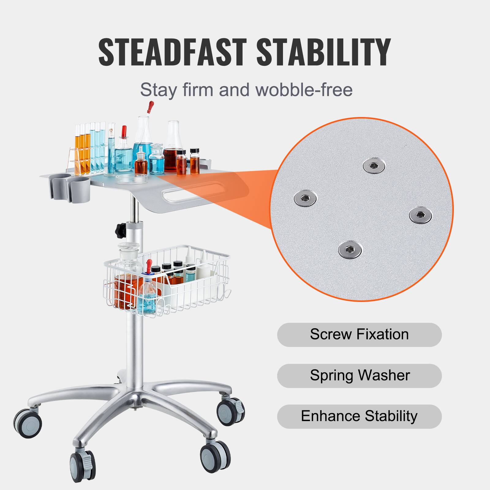 STEADFAST STABILITY

Stay firm and wobble-free

Screw Fixation
Spring Washer
Enhance Stability