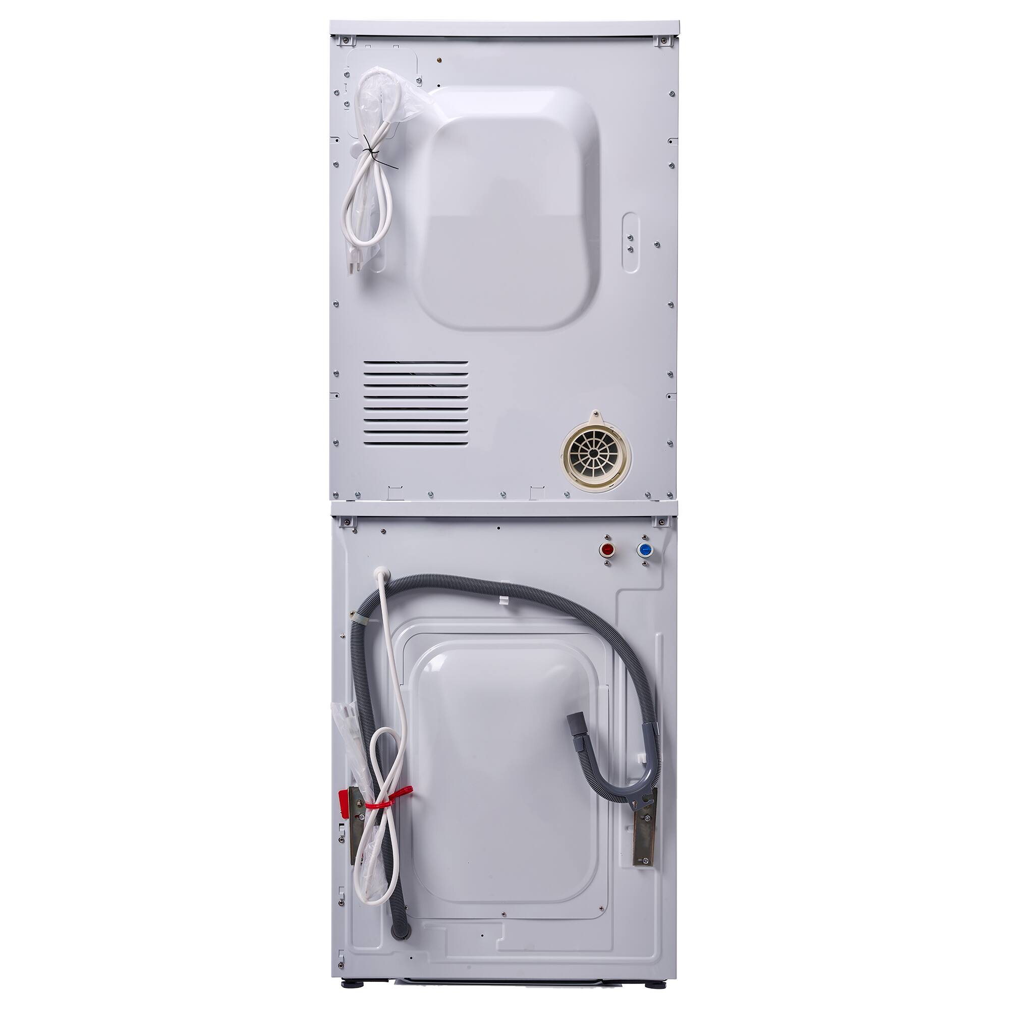 Alt View 1. Equator - Equator RV MARINE ANTI CORROSION Stackable Compact 1.6cf Super Washer EW 828 + 3.1cf Electric Dryer Vented ED 868 110V - White.