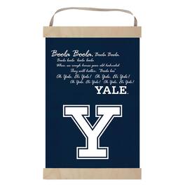 Jardine - Yale Bulldogs Fight Song Banner Sign - Navy
