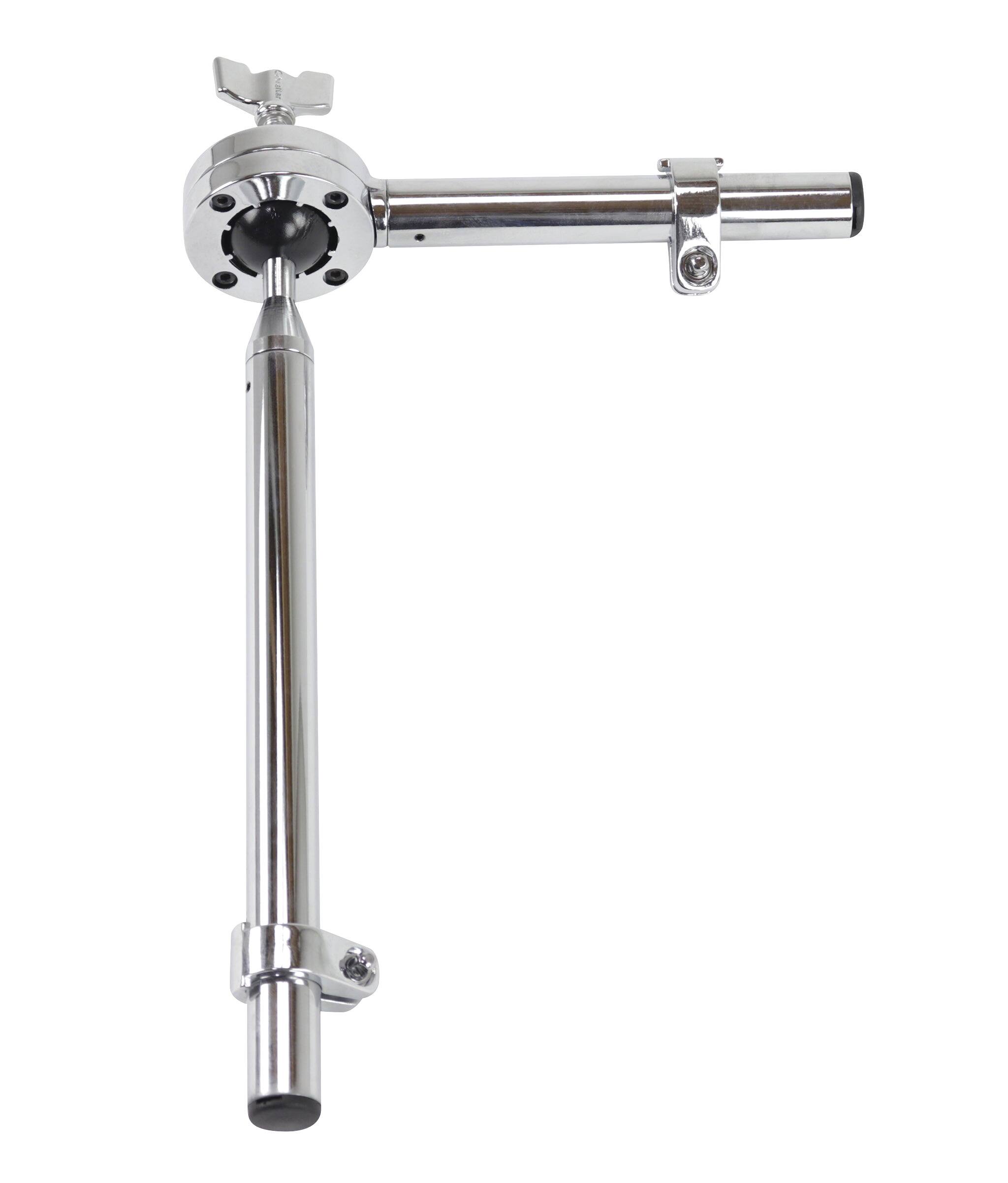 Angle. Gibraltar Hardware - 7/8" Diameter Ball Tom Arm Holder, Pearl Style Mount with 360 Degree Positioning Ball Joint Two Memory Locks.