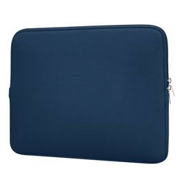 Unique Bargains - Laptop Case - Polyester Computer Sleeve Carrying Bag, Shockproof Protective Cover for 11" Notebook - Dark Blue