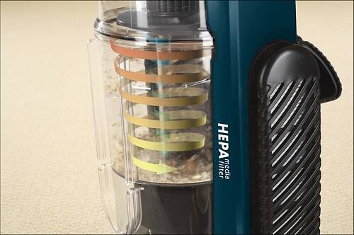 Best Buy: BISSELL Rewind PowerHelix Bagless Upright Vacuum Teal Rewind ...