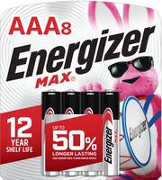 Energizer - MAX AAA Batteries (8-Pack) - Front_Zoom