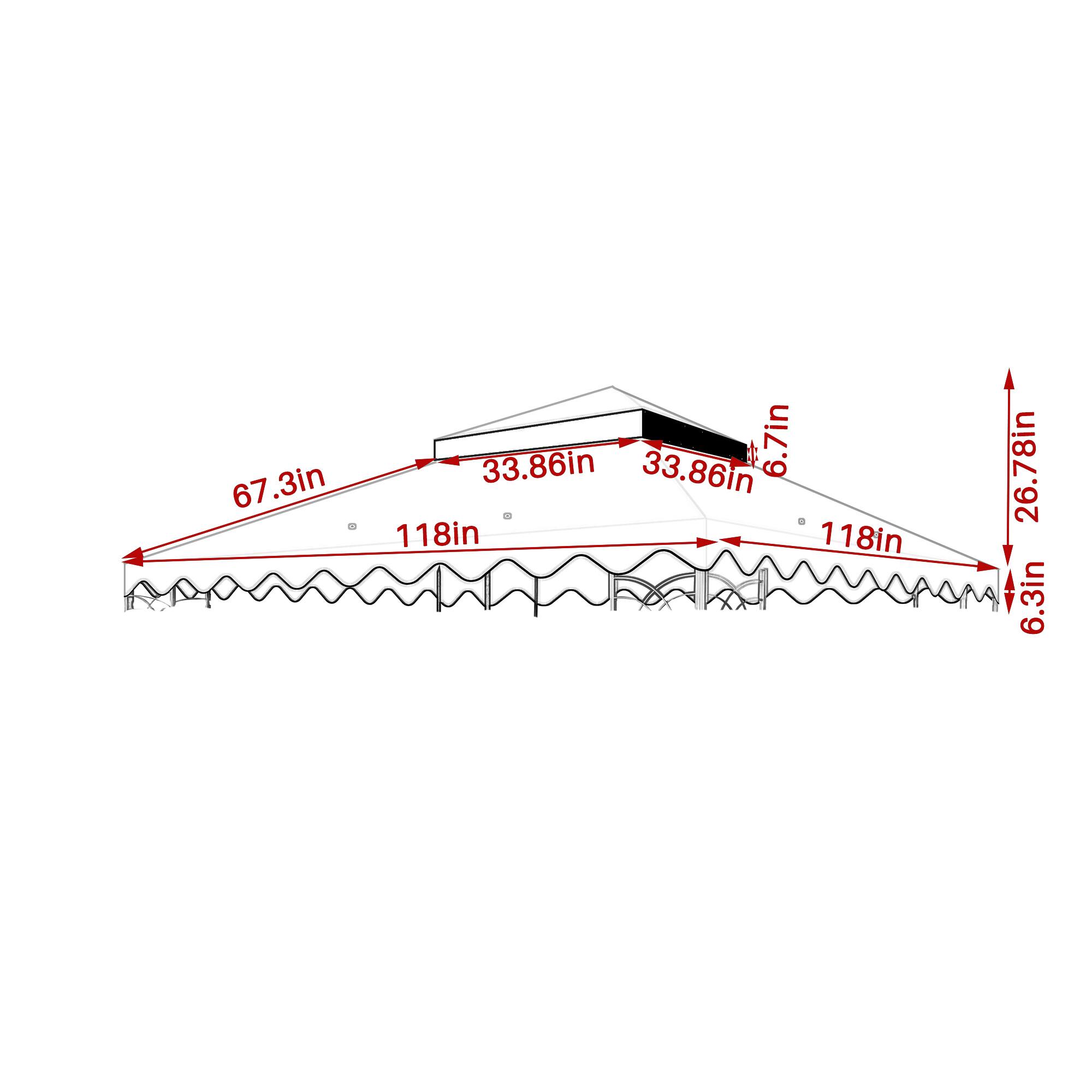 67.3in  
33.86in  
33.86in  
6.7in  
118in  
118in  
26.78in  
6.3in