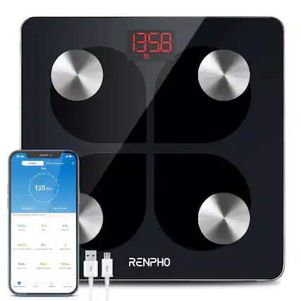 135.8 lb
1:48
Weight Dincunderence Soby + 135.8m
Weight -a Body -e go Vnoes Esctaber
135.8 - 18.8 SM Soy ta 109.2
2.1g Fa .ue Boay - Subsutanenus tha 2 Vicara t 85.8% aoy mvr 58.9 Shuetal Muscia 103.8m
RENPHO