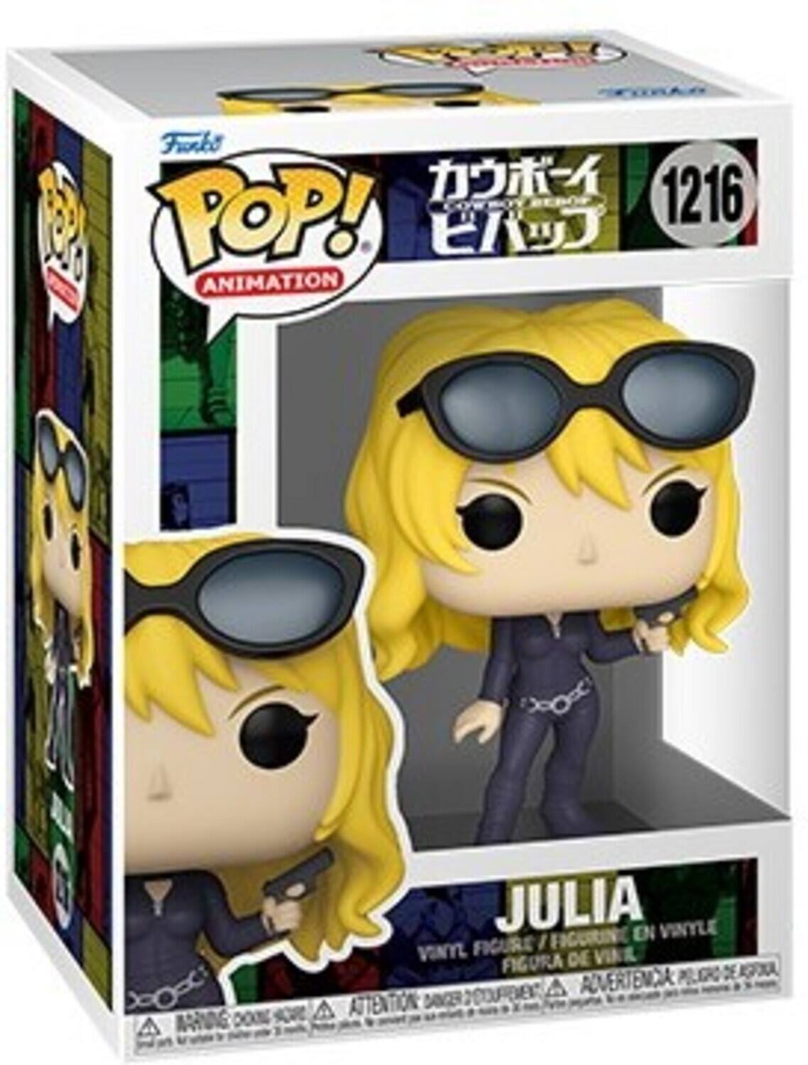 Frkke 1216 POP! ANIMATION 8 booo ARRVING JULIA EN VINYLE FIGURE FIGURINE VI DE VINE FIGURA DE XA RDVERTENIDA A ATTENTION