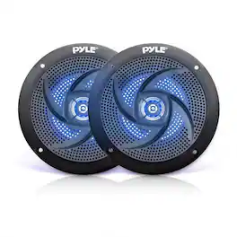 Pyle - Waterproof Rated Marine Speakers - 4'' 2 Way